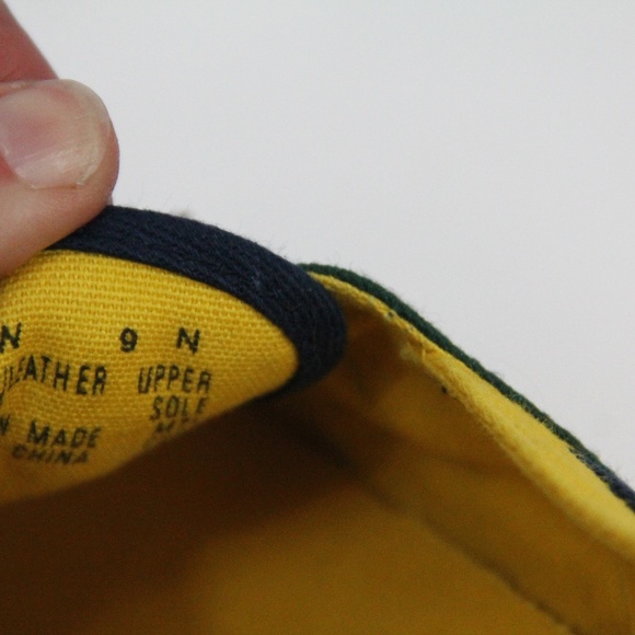 Vintage Bass Sneakers Women Boat Shoes Y2K 90s style Low Top Flat sz 9 - Picture 13 of 13